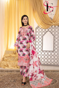 Three Piece Printed Stitched Embroidered Suit - Summers 2025