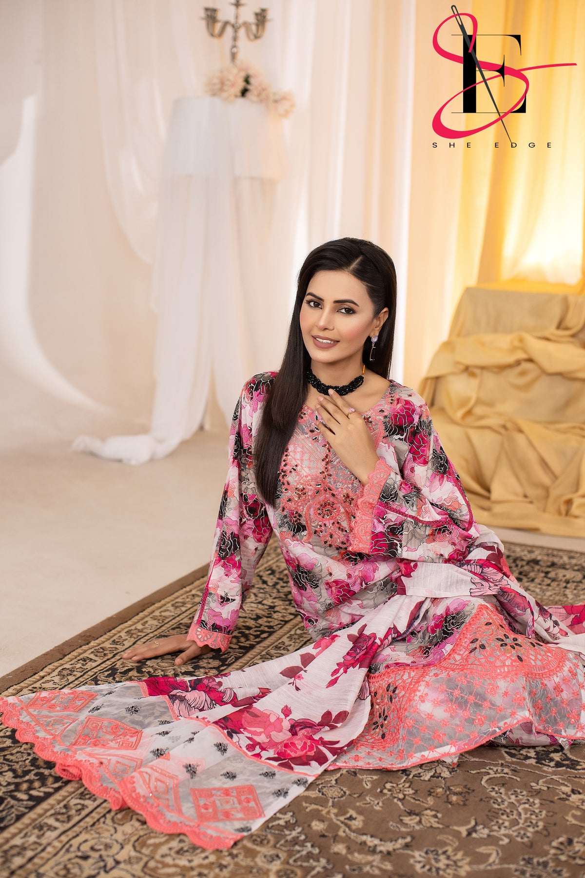 Three Piece Printed Stitched Embroidered Suit - Summers 2025
