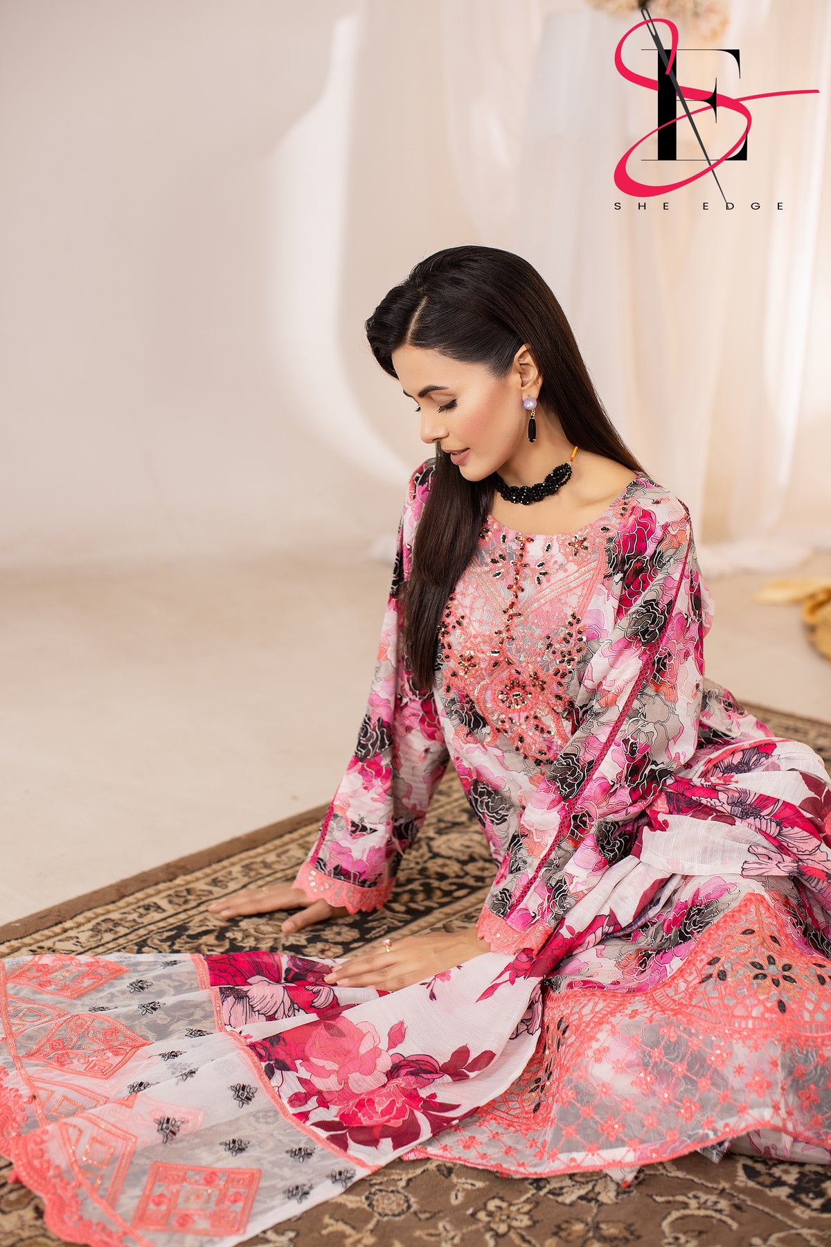 Three Piece Printed Stitched Embroidered Suit - Summers 2025