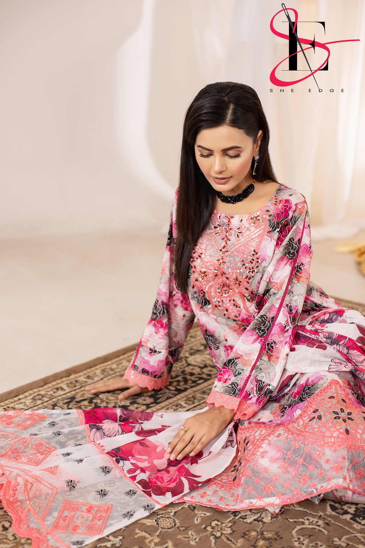 Three Piece Printed Stitched Embroidered Suit - Summers 2025