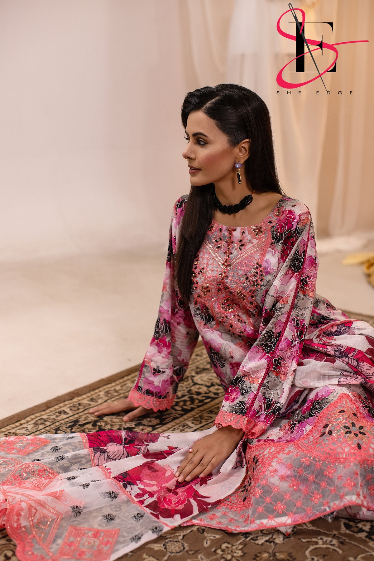 Three Piece Printed Stitched Embroidered Suit - Summers 2025