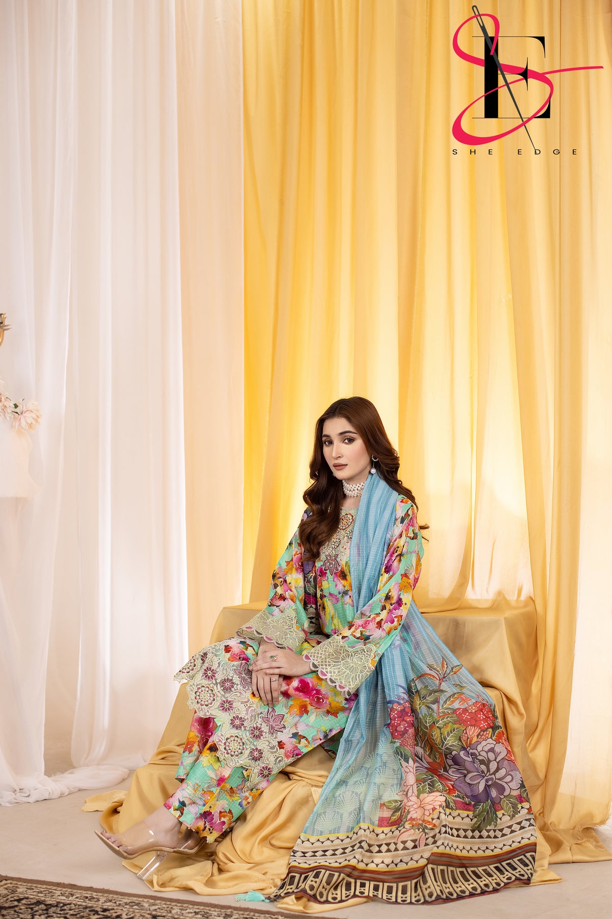 Three Piece Printed Stitched Embroidered Suit - Summers 2025