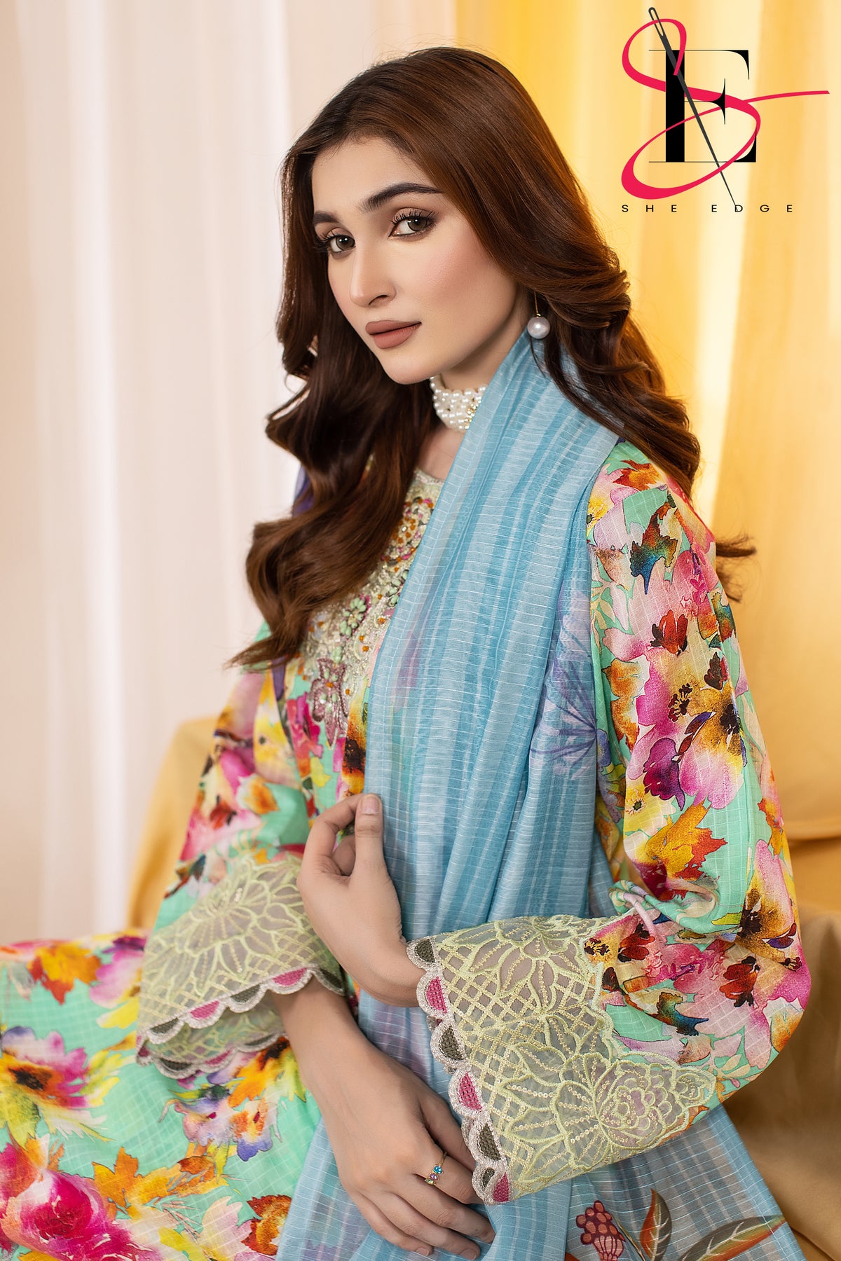 Three Piece Printed Stitched Embroidered Suit - Summers 2025