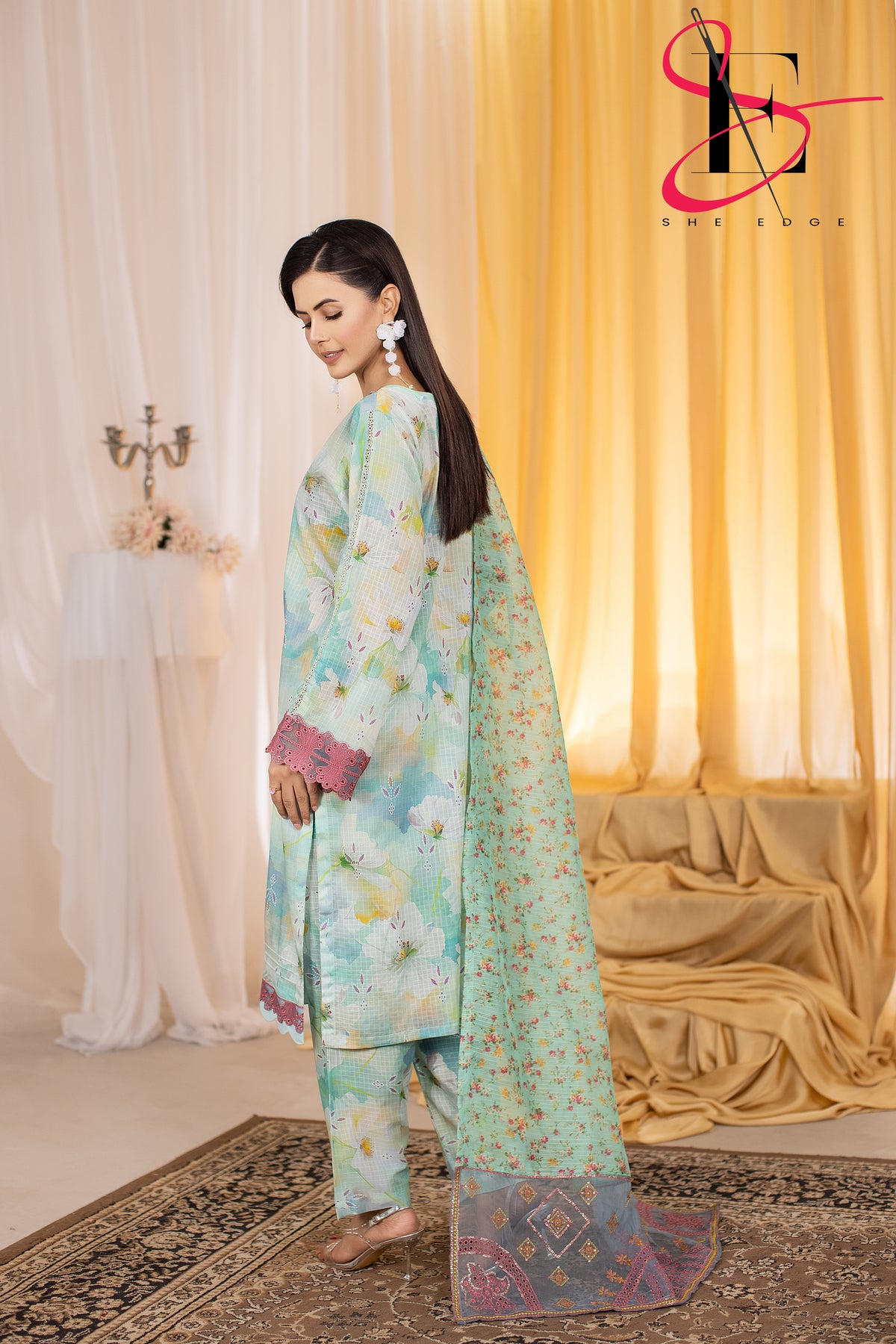 Three Piece Printed Stitched Embroidered Suit - Summers 2025