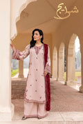 Three Piece Stitched Embroidered Suit Festive Collection - Summers 2026