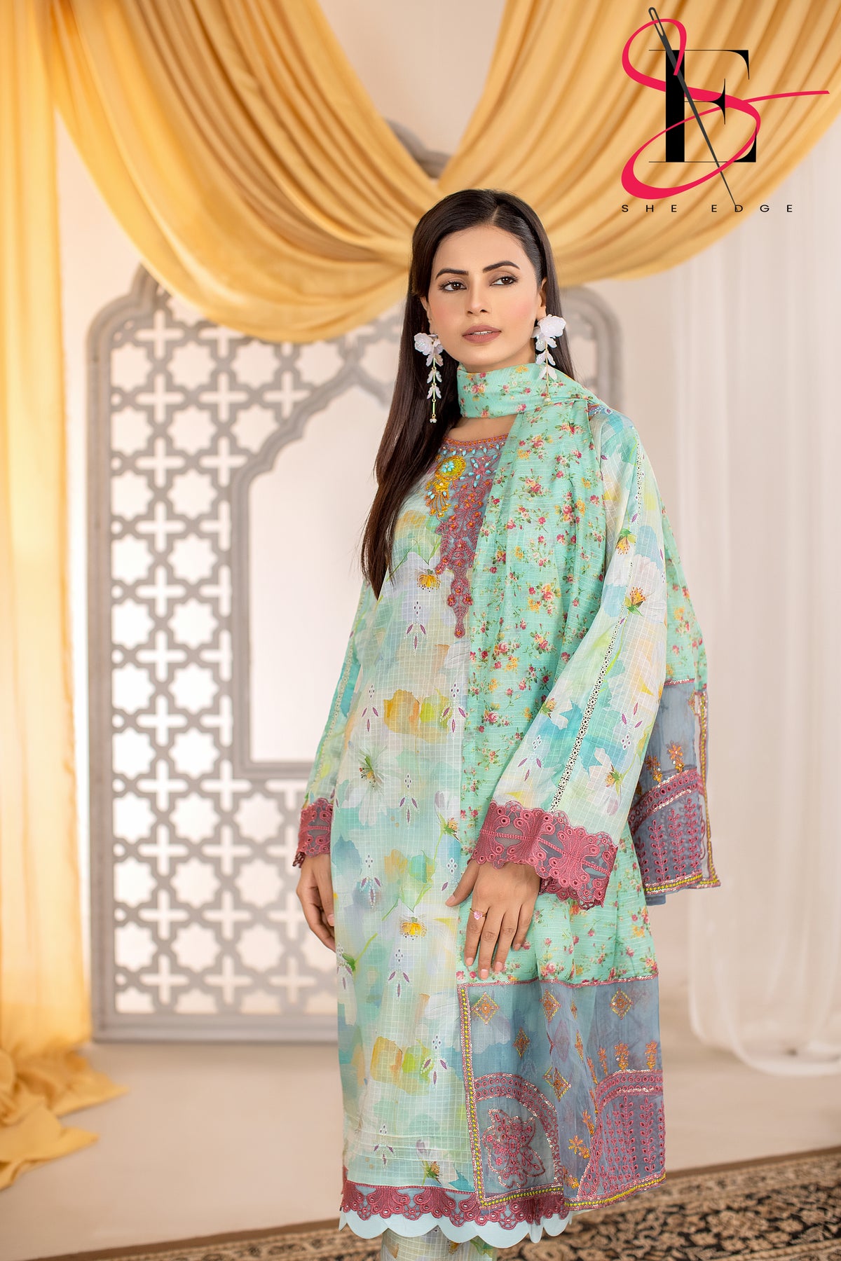 Three Piece Printed Stitched Embroidered Suit - Summers 2025