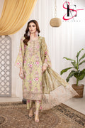 Three Piece Printed Stitched Embroidered Suit - Summers 2025