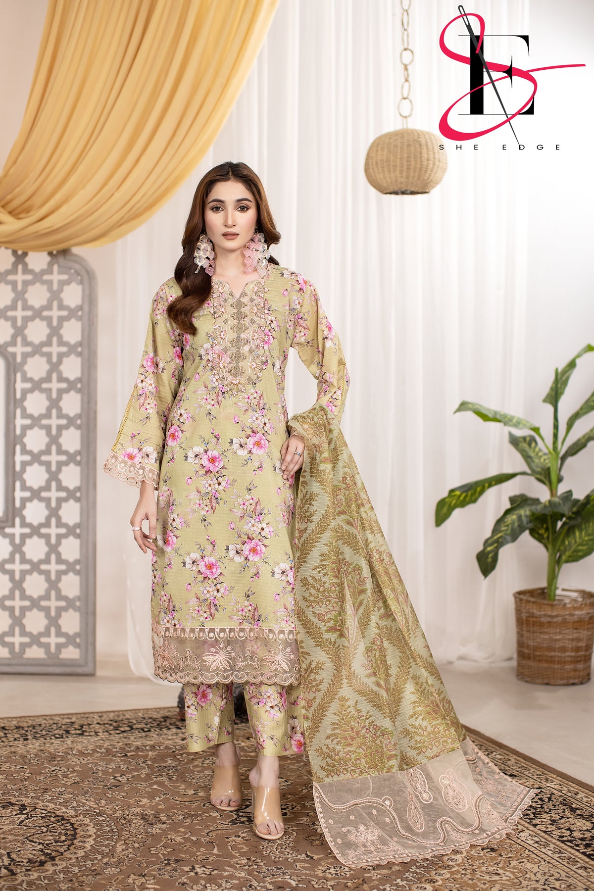 Three Piece Printed Stitched Embroidered Suit - Summers 2025