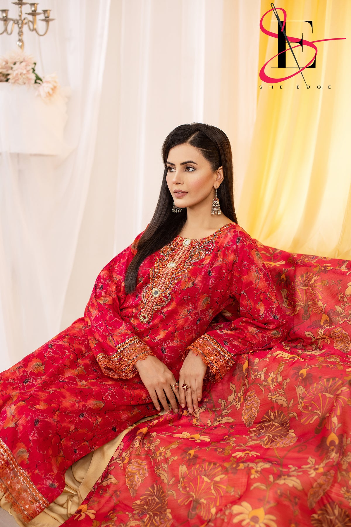 Three Piece Printed Stitched Embroidered Suit - Summers 2025