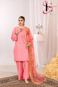 Three Piece Stitched Embroidered Suit - Summers 2025