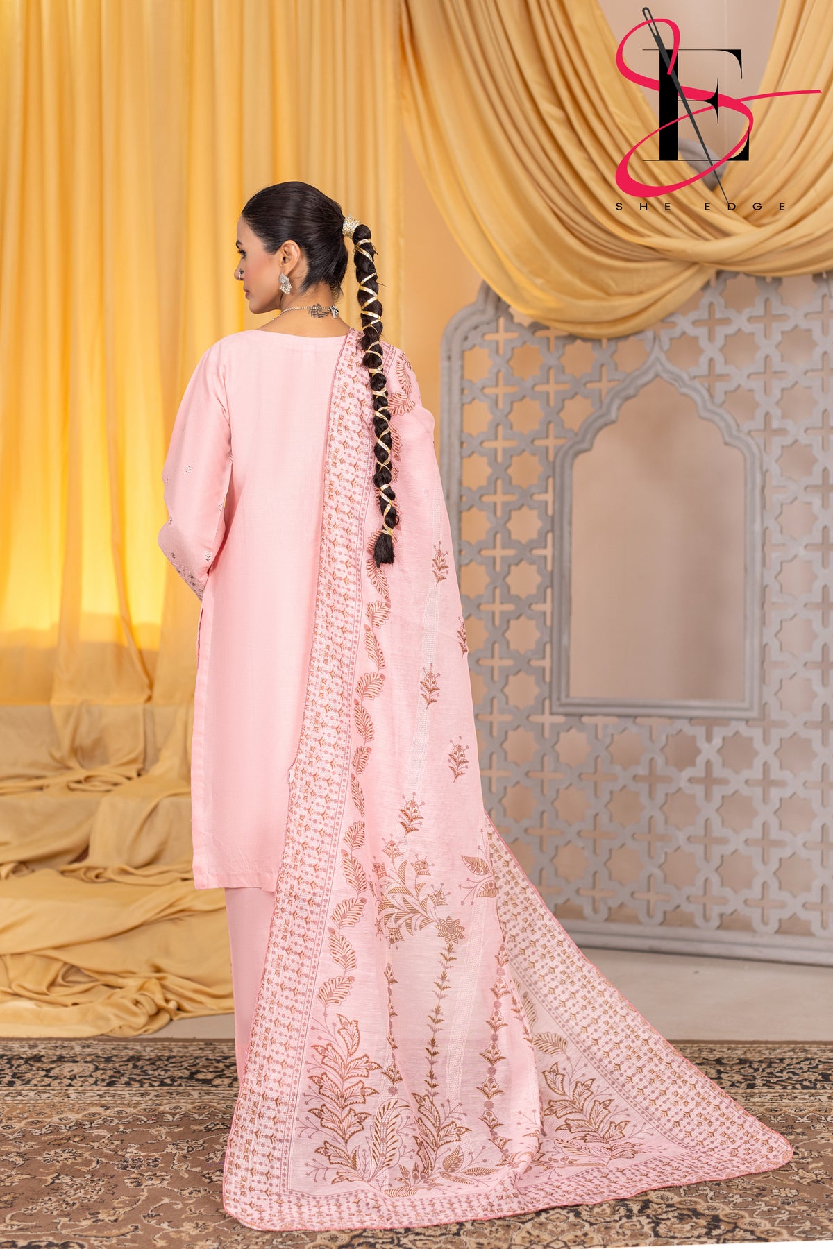 Three Piece Stitched Embroidered Suit - Summers 2025