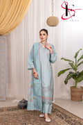 Three Piece Stitched Embroidered Suit - Summers 2025
