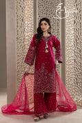 Three Piece Stitched Embroidered Suit Festive Collection - Summers 2026