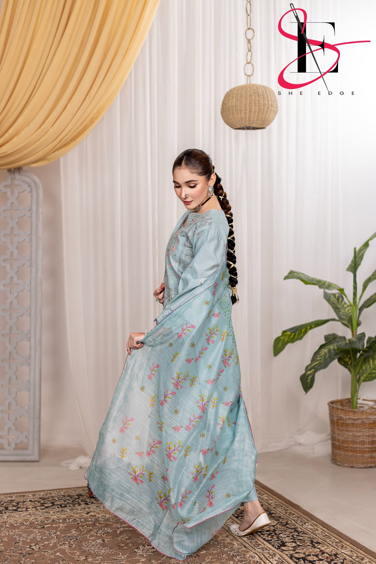 Three Piece Stitched Embroidered Suit - Summers 2025