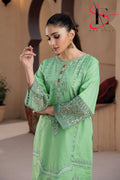 Two Piece Stitched Embroidered Suit -  Summers 2024