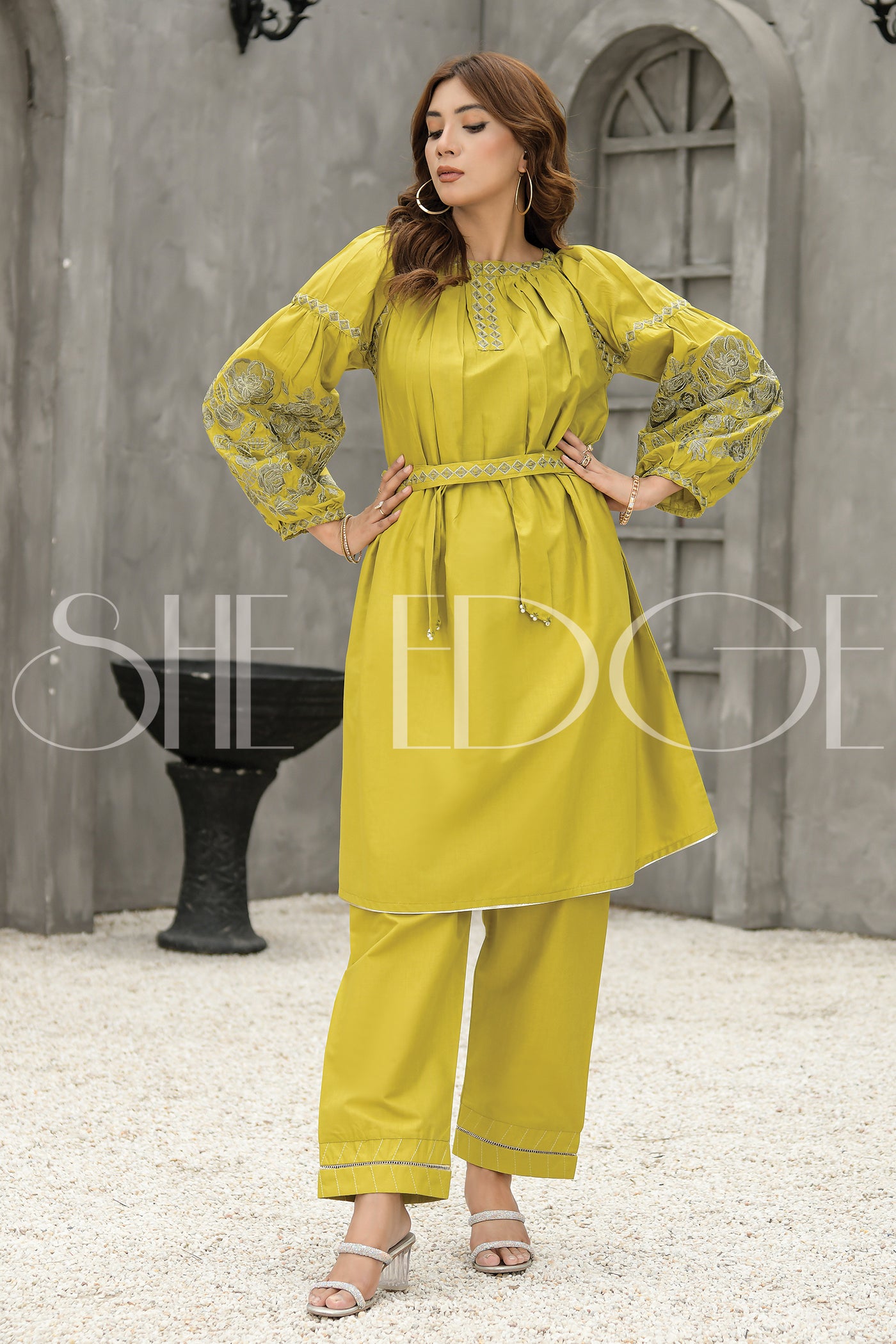 2 Piece Stitched Embroidered Suit - Summers 2023 Sale 2 Piece Stitched Embroidered Suit - Summers 2023 Sale