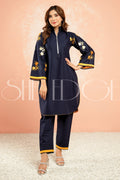 2 Piece Stitched Embroidered Suit -  Summers 2023