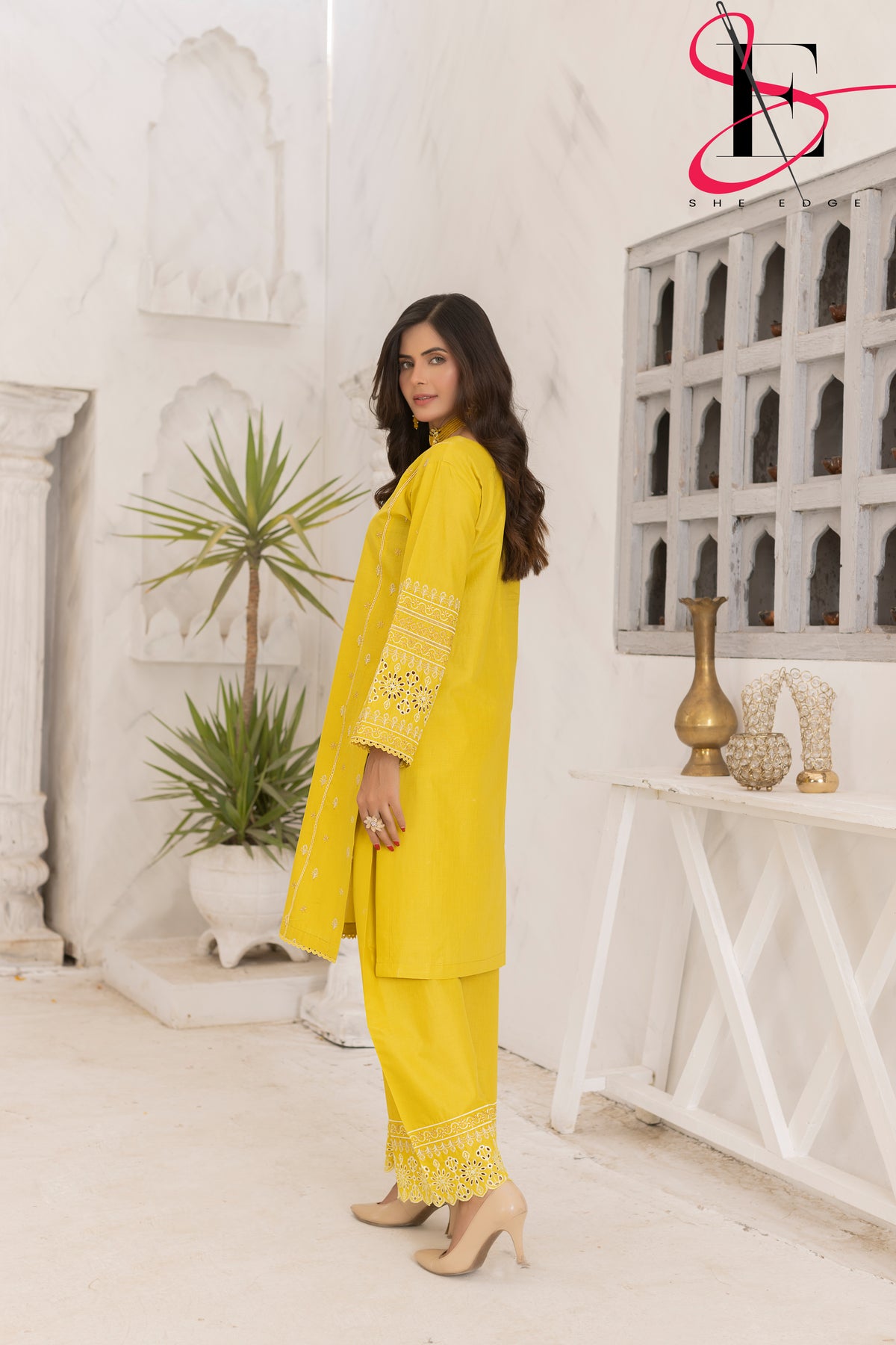 Two Piece Stitched Embroidered Suit -  Summers 2024