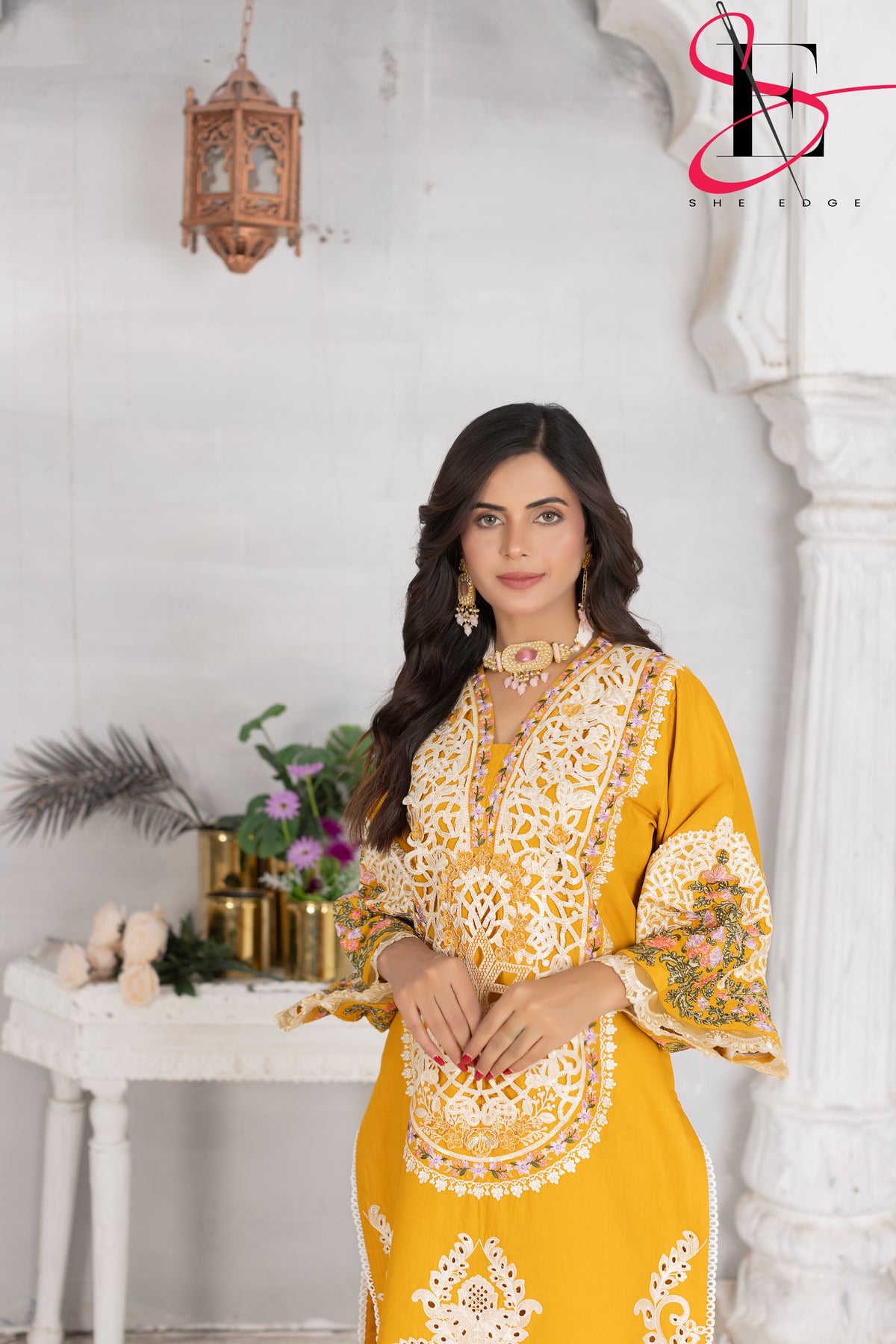 Two Piece Stitched Embroidered Suit -  Summers 2024