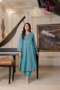 Two Piece Stitched Embroidered Suit -  Winters 2024