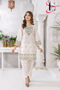 Two Piece Stitched Embroidered Suit -  Summers 2024