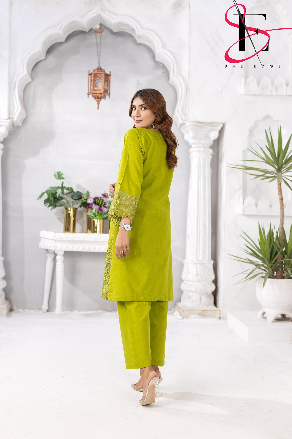 Two Piece Stitched Embroidered Suit -  Summers 2024