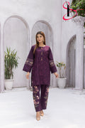 Two Piece Stitched Embroidered Suit -  Summers 2024