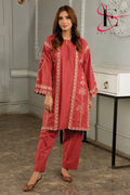 Two Piece Stitched Embroidered Suit -  Summers 2024