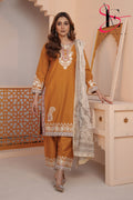 Three Piece Stitched Embroidered Suit -  Summers 2024