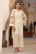 Two Piece Stitched Embroidered Suit -  Summers 2024