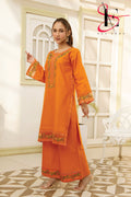 Two Piece Stitched Embroidered Suit -  Summers 2024