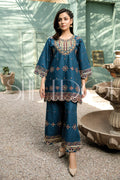 Two Piece Embroidered Lawn Suit - Summers 2023