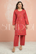 2 Piece Stitched Embroidered Suit -  Summers 2023