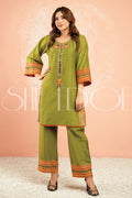 2 Piece Stitched Embroidered Suit -  Summers 2023