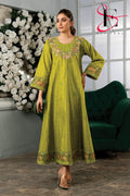 Two Piece Stitched Embroidered Suit -  Summers 2024
