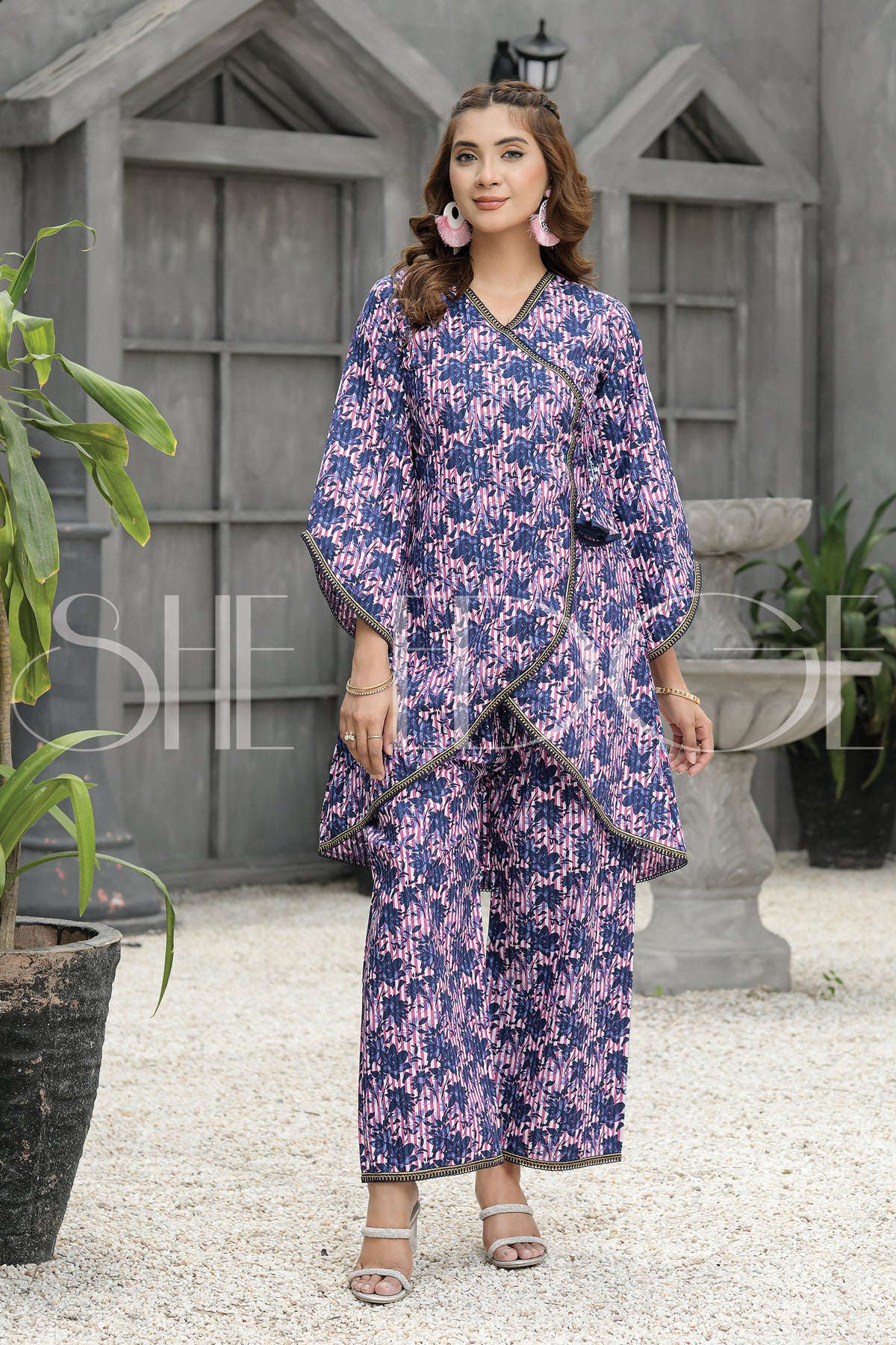 Two Piece Styled Lawn Suit - Summers 2023