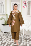 Two Piece Stitched Embroidered Suit -  Summers 2024