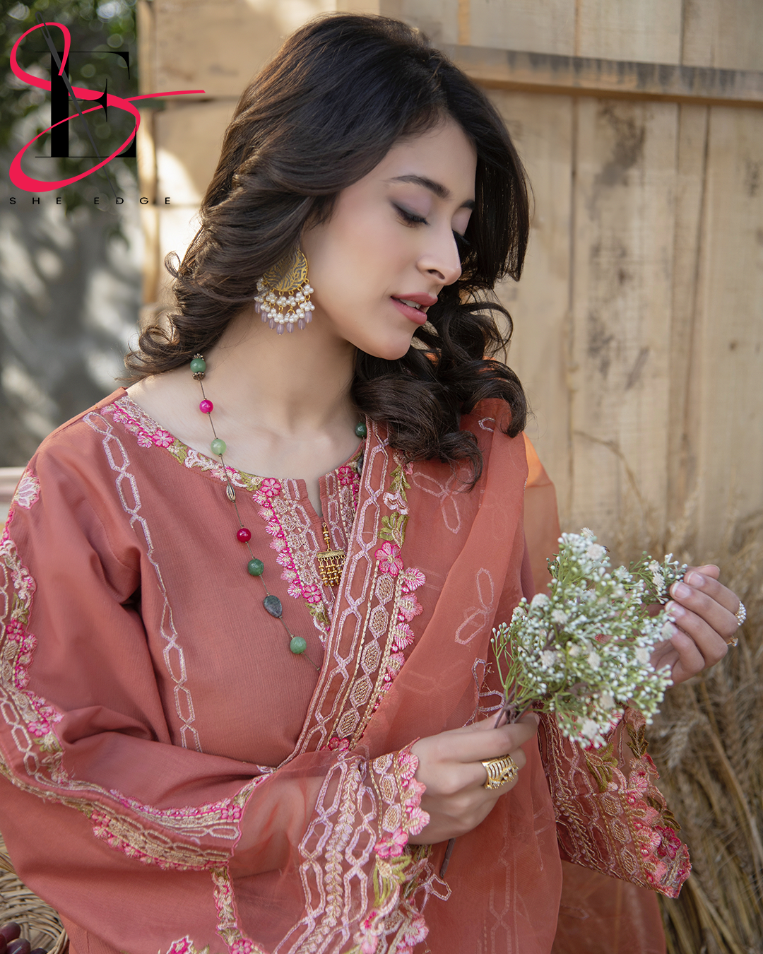 Three Piece Stitched Embroidered Suit - Summers 2025