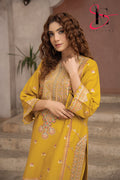 Two Piece Stitched Embroidered Suit -  Summers 2024