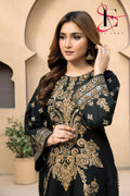 Two Piece Stitched Embroidered Suit -  Summers 2024