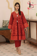 Two Piece Stitched Embroidered Suit -  Summers 2024