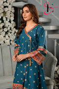 Two Piece Stitched Embroidered Suit -  Summers 2024