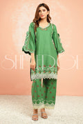 2 Piece Stitched Embroidered Suit -  Summers 2023