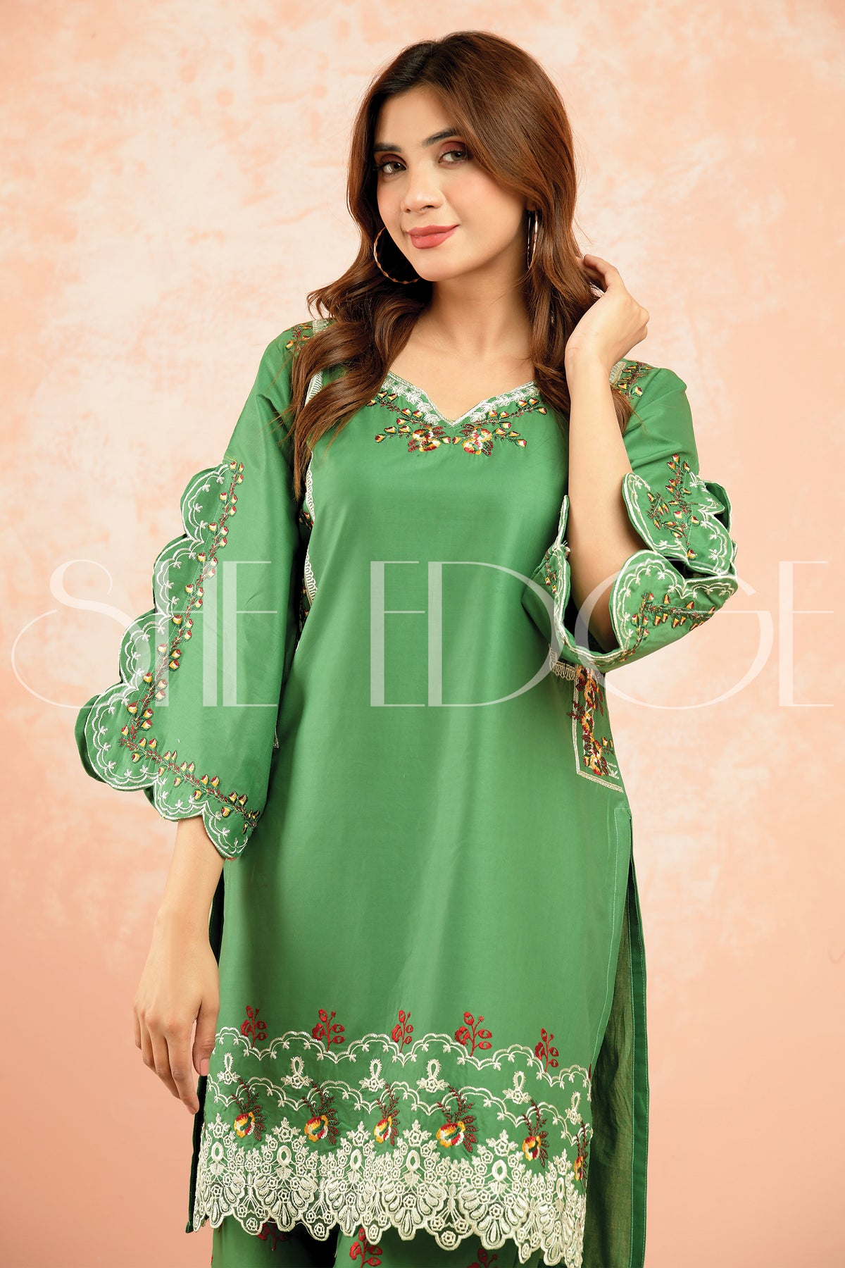 2 Piece Stitched Embroidered Suit -  Summers 2023