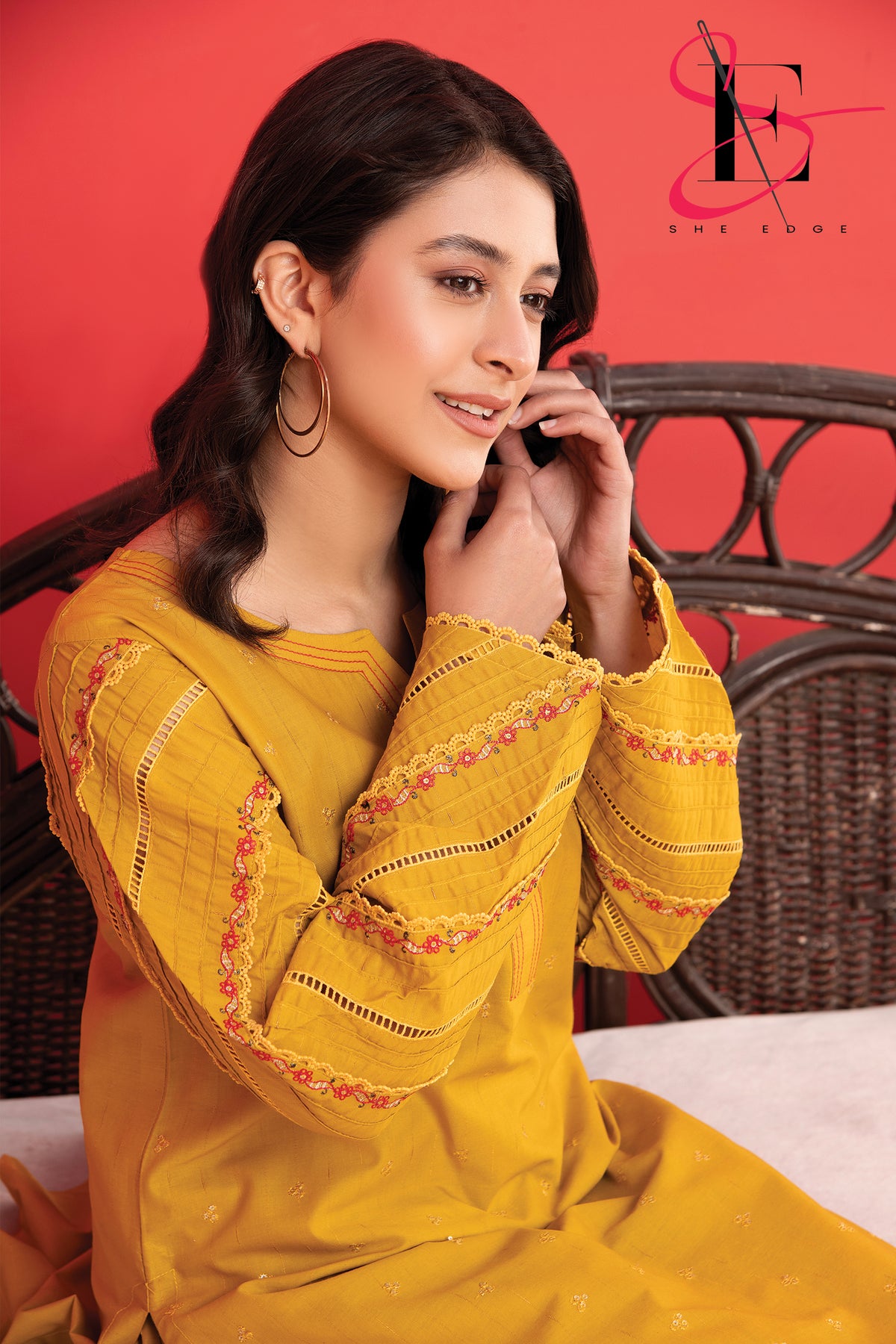 Two Piece Stitched Embroidered Suit -  Summers 2024