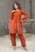 2 Piece Stitched Embroidered Suit -  Summers 2023