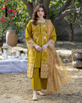 Three Piece Stitched Embroidered Suit - Summers 2025