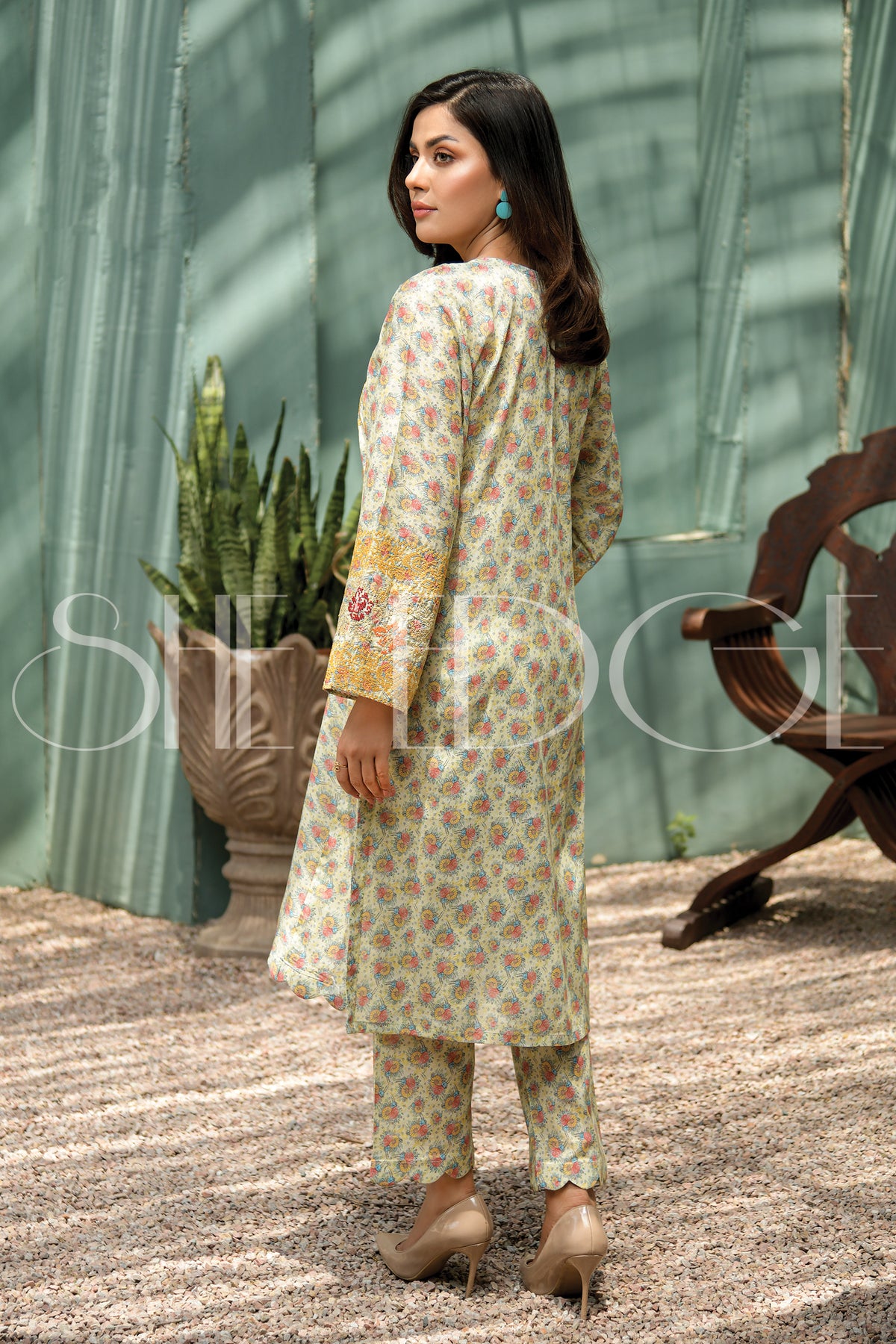 Two Piece Styled Lawn Suit - Summers 2023