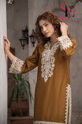 Two Piece Stitched Embroidered Suit -  Summers 2024