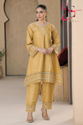 Two Piece Stitched Embroidered Suit -  Summers 2024